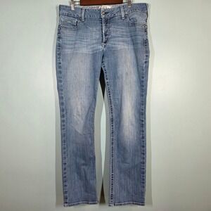 Ariat REAL Straight Icon Jeans Rainstorm Blue Western Denim 10017217 Men 36x34